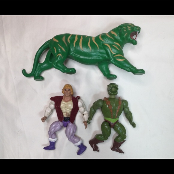 Mattel Other - Vintage Masters of the Universe MOTU Kobra Kahn Prince Adam Battle Cat